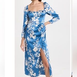 Reformation Gloriana Floral Midi Dress Size 2